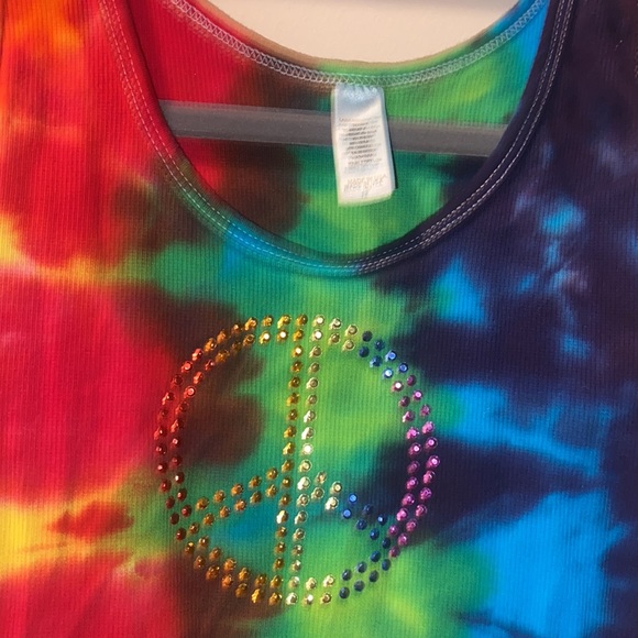 Undee Bandz Kids Tie Dye Tank Dress. Size 12. - Picture 3 of 3